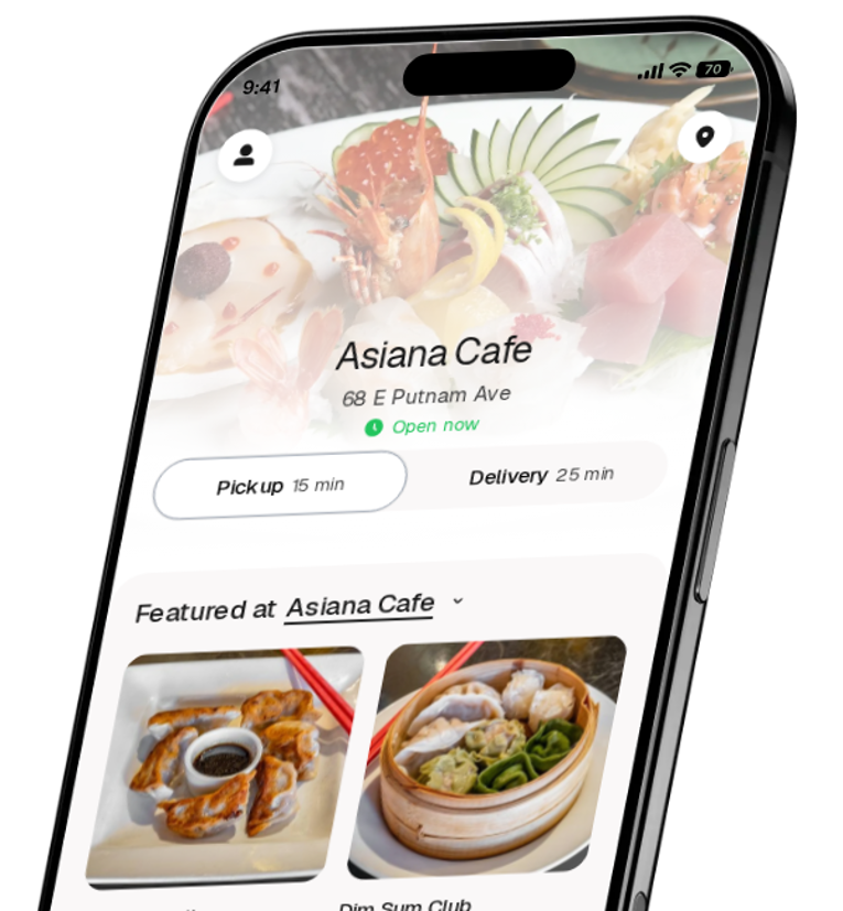 Asiana Cafe app preview